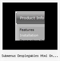 Submenus Desplegables Html On Mouse Move Dhtml Flyout Menu