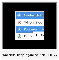 Submenus Desplegables Html On Mouse Move Create Menu