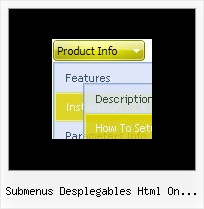 Submenus Desplegables Html On Mouse Move Javascript Drop Down Menu Mouse Over