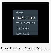 Suckerfish Menu Expands Behind Flash Object Floating Javascript Frame