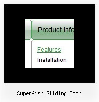 Superfish Sliding Door Dhtml Pulldown
