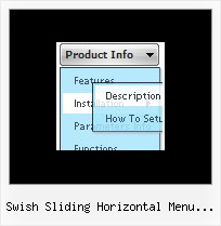 Swish Sliding Horizontal Menu Gallery Html Pop Down Style
