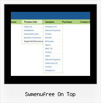 Swmenufree On Top How To Make A Roll Over Drop Down Menu