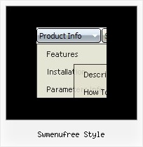Swmenufree Style Menu Popup Script