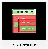Tab Css Javascript Hierarchical Horizontal Menu Css