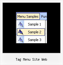 Tag Menu Site Web Relative Position Dhtml Collapse