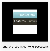 Template Css Avec Menu Deroulant Javascript Menu Float Horizontal Vertical