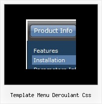 Template Menu Deroulant Css Javascript Template Dynamic Drop Down