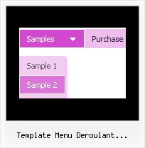 Template Menu Deroulant Horizontal Flash Menu Crossframe