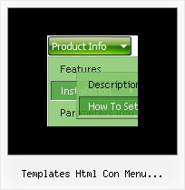 Templates Html Con Menu Desplegable Drop Down Menu Html