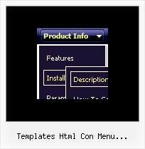 Templates Html Con Menu Desplegable Creating Menus In Dhtml
