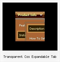 Transparent Css Expandable Tab Menu Desplegable Javascript Html