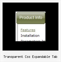 Transparent Css Expandable Tab Dhtml Frames And Menus