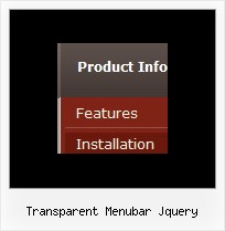 Transparent Menubar Jquery The Start Menu Button