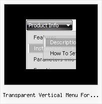 Transparent Vertical Menu For Joomla Dhtml Sliding Tree Menu