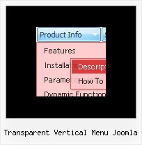 Transparent Vertical Menu Joomla Web Menu Dhtml Dropdown