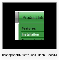 Transparent Vertical Menu Joomla Dynamic Html Sliding Menus