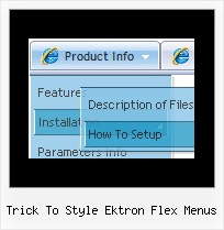 Trick To Style Ektron Flex Menus Software Navigation Menus