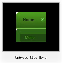 Umbraco Side Menu Transparent Javascript Dropdown