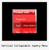 Vertical Collapsable Jquery Menu Dhtml Onmouseover Menu Animated