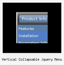 Vertical Collapsable Jquery Menu Mouse Over Drop Down Menu