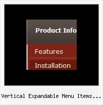 Vertical Expandable Menu Items For Ipad Position Of Item In Html