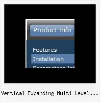 Vertical Expanding Multi Level Menus Drop Down Menu Java