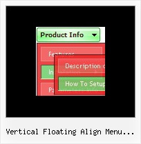 Vertical Floating Align Menu Jquery Drop Down Menu On Mouseover