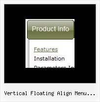 Vertical Floating Align Menu Jquery Pop Down Menu Script