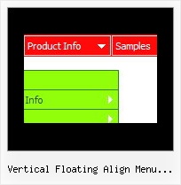 Vertical Floating Align Menu Jquery Web Navigation Design