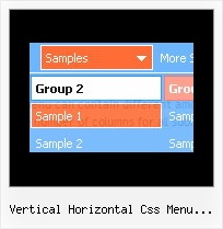 Vertical Horizontal Css Menu Difference Tutorial Javascript Menu Bar