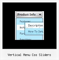 Vertical Menu Css Sliders Dhtml Pulldown