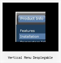 Vertical Menu Desplegable Navbar Examples