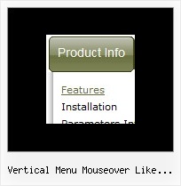 Vertical Menu Mouseover Like Amazon Javascript Tree Example