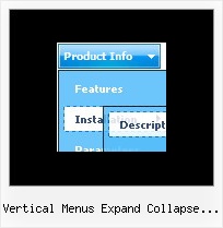 Vertical Menus Expand Collapse Styles Html Menu Vertical