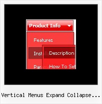 Vertical Menus Expand Collapse Styles Menu Bar With Javascript