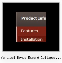 Vertical Menus Expand Collapse Styles Cascading Menu Frames