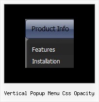 Vertical Popup Menu Css Opacity Javascript Horizontal Tab Menu