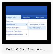 Vertical Scrolling Menu Websitebaker Float Over Mouse Menu Dropdown