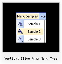 Vertical Slide Ajax Menu Tree Build Drop Down Menu