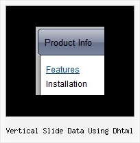 Vertical Slide Data Using Dhtml Popup Menu C