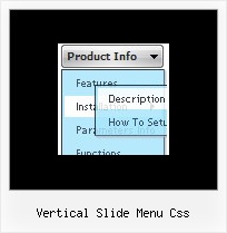 Vertical Slide Menu Css Menu Desplegable Con Javascript