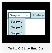 Vertical Slide Menu Css Web Javascript Sample
