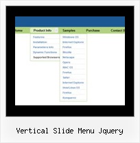 Vertical Slide Menu Jquery Moving Menu Javascript