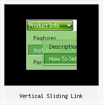 Vertical Sliding Link Java Slide Down Menu