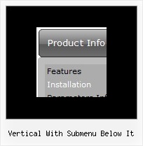 Vertical With Submenu Below It Pulldown Menue Examples