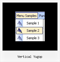 Vertical Yugop Sample Javascript Menu