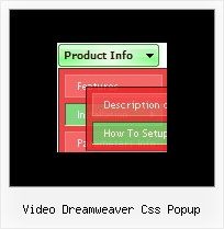 Video Dreamweaver Css Popup Expandable Web Menu