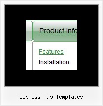 Web Css Tab Templates Javascript Drop Down Menu Samples