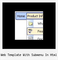 Web Template With Submenu In Html Menus Desplegables En Java Script